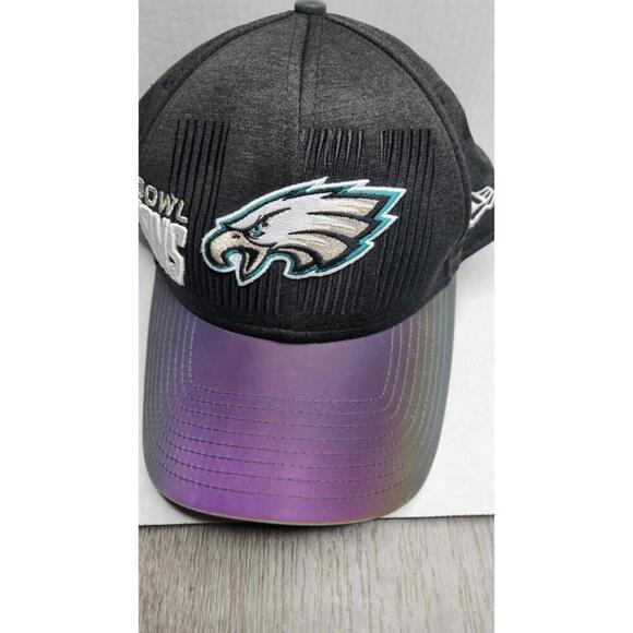 Philadelphia Eagles New Era Super Bowl LII Champions Hat - Color Changing Brim - Picture 2 of 10